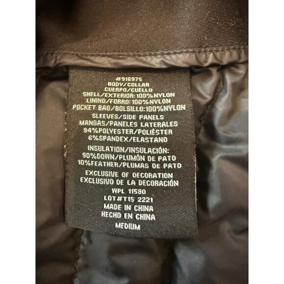 Weatherproof 32° Black Quilted Jacket With Reiner Stop Logo Size M - Picture 10 of 11